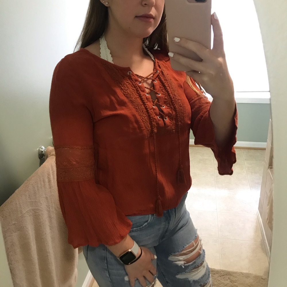 Boho American Eagle Long Sleeve - Picture 3 of 5